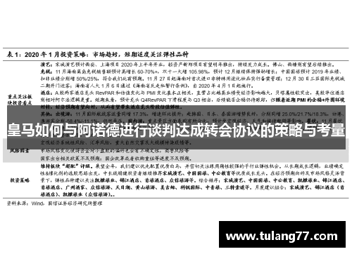 皇马如何与阿诺德进行谈判达成转会协议的策略与考量